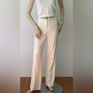 NEW GALLANT (Size 8) Vintage 100% Silk Cream Trousers